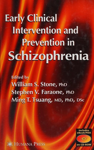 Cover for Early clinical intervention and prevention in schizophrenia