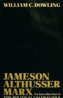 Cover for Jameson, Althusser, Marx