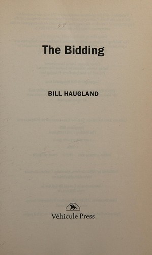 Cover for The bidding