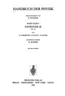 Cover for Handbuch der Physik =