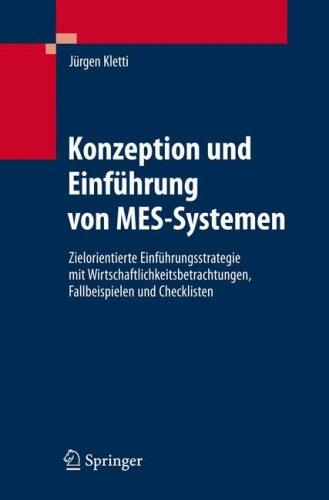 Cover for Konzeption und Einführung von MES-Systemen