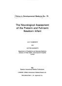 Cover for Neurological Assessment of the Preterm