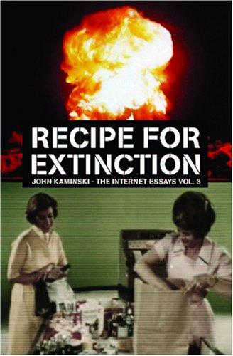 Cover for Recipe for extinction