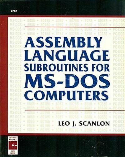 Cover for Assembly language subroutines for MS-DOS computers