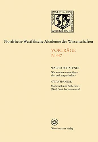 Cover for Nordrhein-Westfälische Akademie der Wissenschaften
