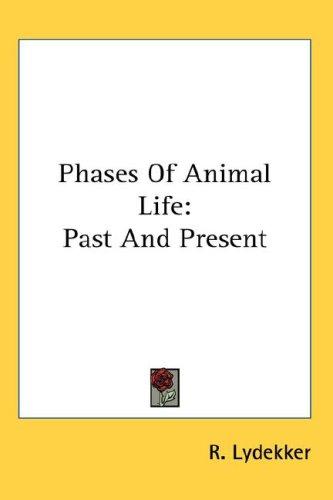 Cover for Phases Of Animal Life