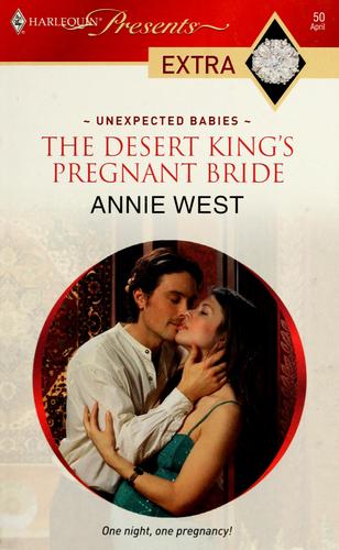 Cover for The desert king's pregnant bride