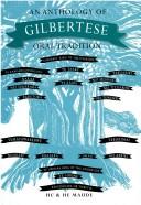 Cover for An anthology of Gilbertese oral tradition