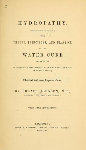 Cover for Hydropathy