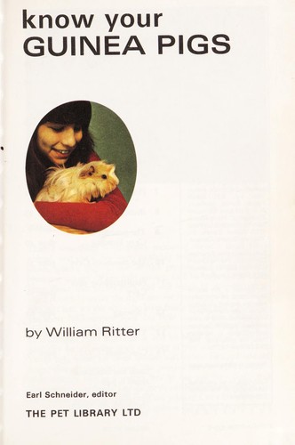 Cover for Know your guinea pigs.