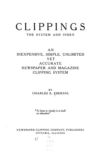 Cover for Clippings
