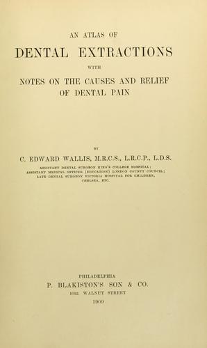 Cover for An atlas of dental extractions