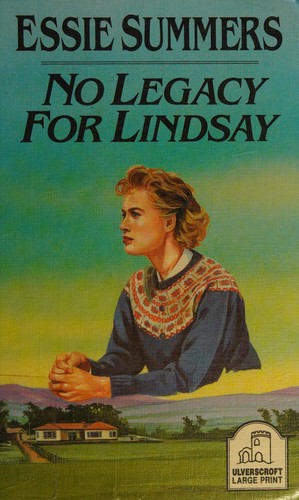 Cover for No Legacy for Lindsay