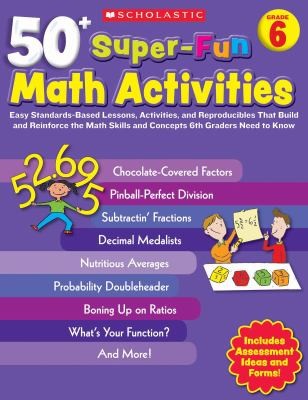 Cover for 50 SuperFun Math Activities Grade 6
            
                50 SuperFun Math Activities