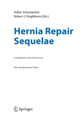 Cover for Hernia Repair Sequelae