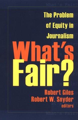 Cover for What's fair?
