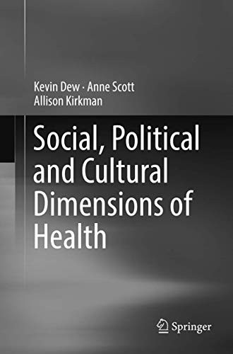 Cover for Social, Political and Cultural Dimensions of Health