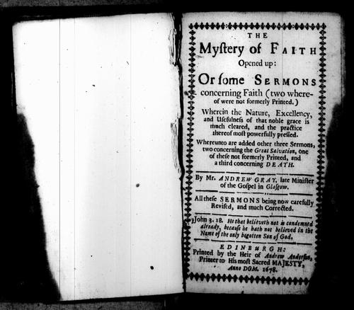 Cover for The mystery of faith opened up