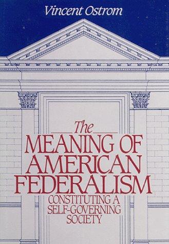 Cover for The Meaning of American Federalism