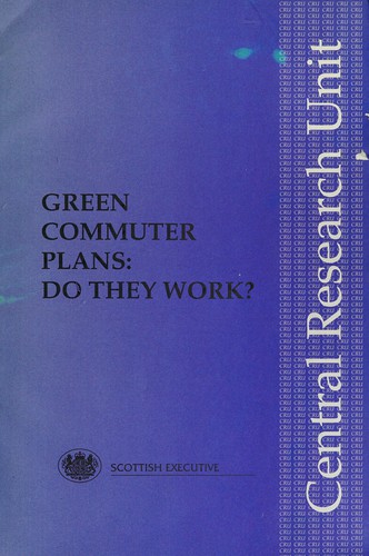 Cover for Green commuter plans