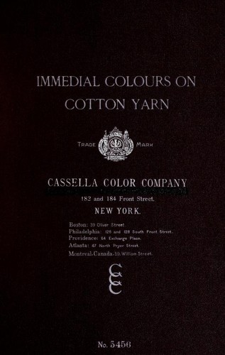 Cover for Immedial colours on cotton yarn