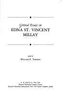 Cover for Critical essays on Edna St. Vincent Millay