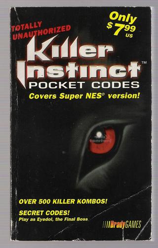 Cover for Totally Unauthorized Killer Instinct: Pocket Codes