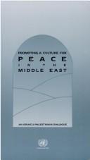Cover for Promoting a Culture for Peace in the Middle East