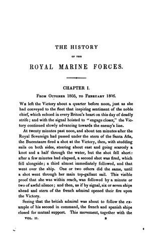 Cover for Historical record of the Royal marine forces