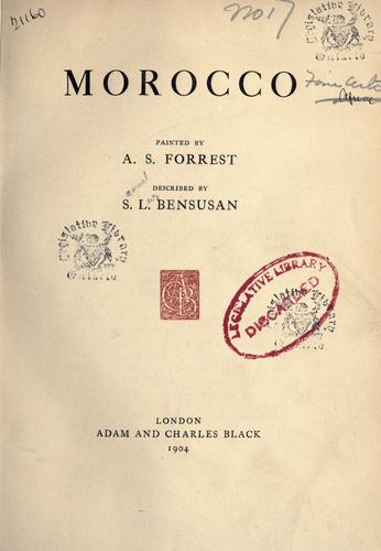 Cover for Morocco