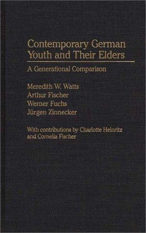 Cover for Contemporary German Youth and Their Elders