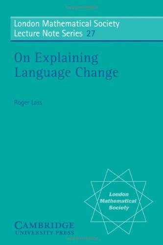 Cover for On explaining language change