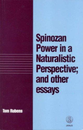 Cover for Spinozan Power Naturalistic Perspe