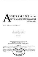 Cover for Assessment of the arctic marine environment