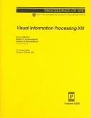 Cover for Visual information processing XIII