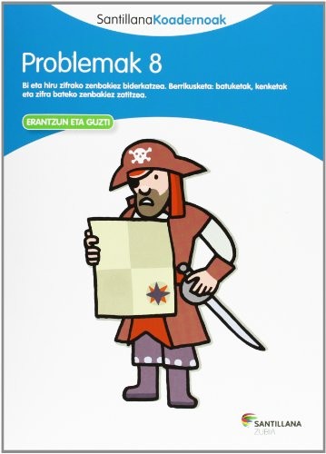 Cover for PROBLEMAK 8 SANTILLANA KOADERNOAK