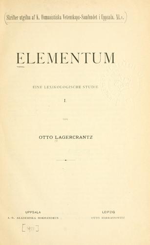 Cover for Elementum