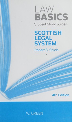 Cover for Scottish legal system