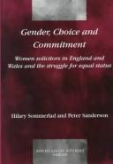 Cover for Gender, choice, and commitment