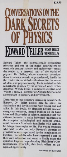 Cover for Conversations on the dark secrets of physics