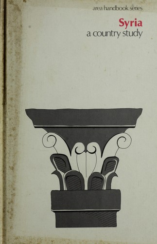 Cover for Syria, a country study