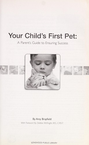 Cover for Your child's first pet