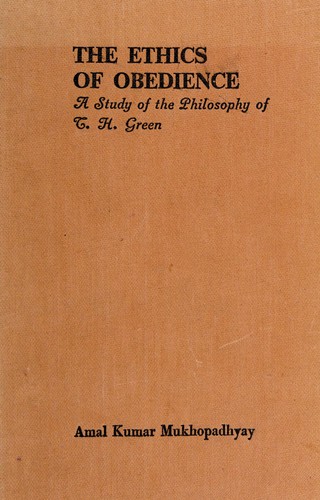 Cover for The ethics of obedience