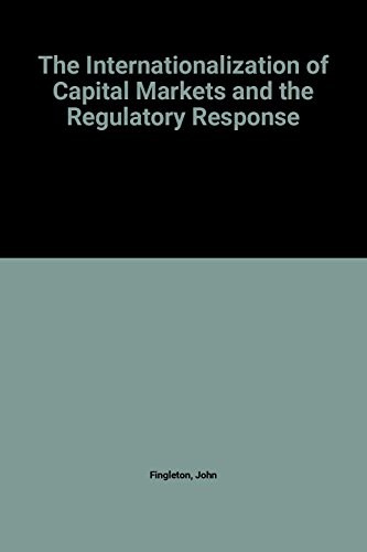 Cover for The Internationalisation of capital markets and the regulatory response