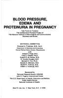 Cover for Blood pressure, edema, and proteinuria in pregnancy
