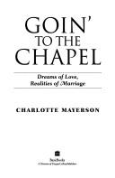 Cover for Goin' to the chapel