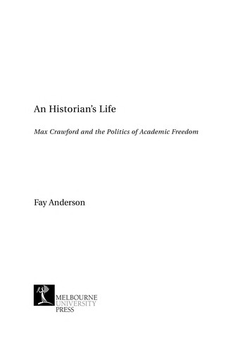 Cover for An historian's life