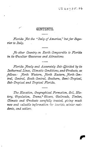 Cover for Only one Florida.