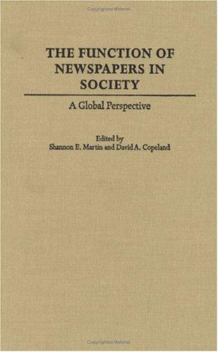 Cover for The Function of Newspapers in Society
