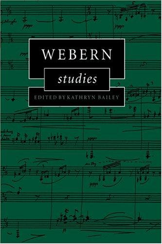 Cover for Webern studies